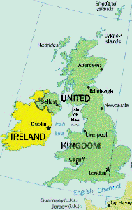 Map of the British Isles